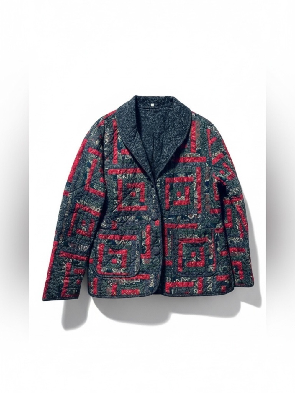 Donna Sharp Quilted Patchwork Jacket – Large